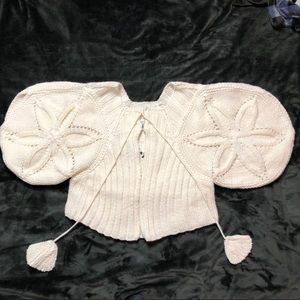 Alberto Makali One of a kind crochet wrap